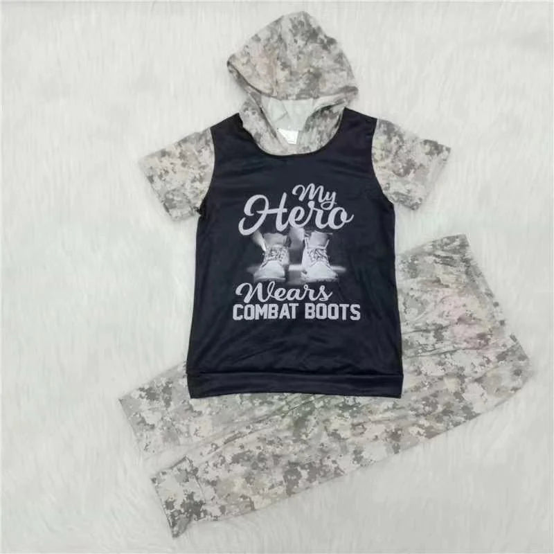 6.2 A6-10 Hoodie gray short sleeves, gray pants