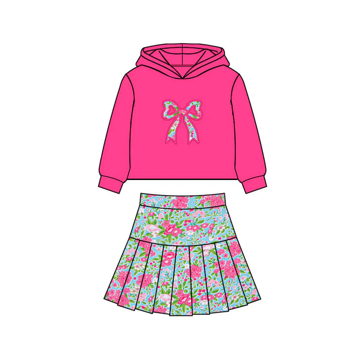 11.29 MOQ:5pcs GLD1550 pre-order baby girl clothes flower toddler girl yoga skirt outfit