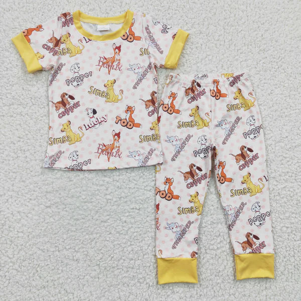 BSPO0078 Baby Boys Cartoon Lion Pants set
