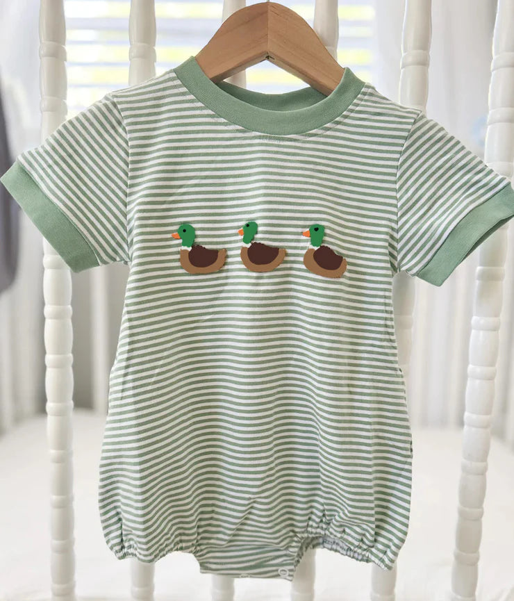 11.15 MOQ:5pcs SR3531 pre-order baby boy clothes mallard boy summer bubble