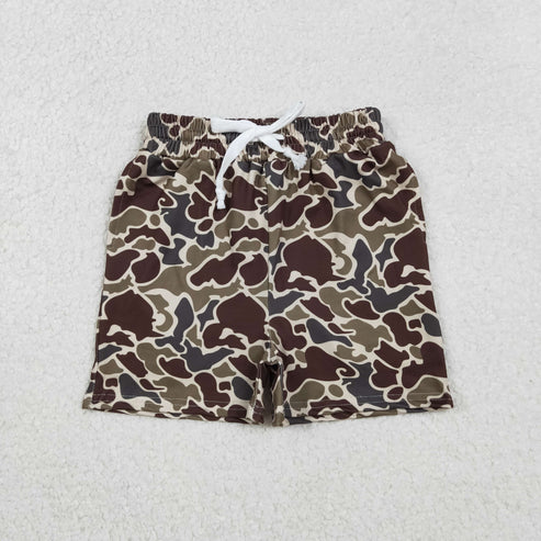 11.18 SS0735 Baby Boys Southern Camo Pockets Shorts Bottom