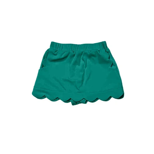4.12 GLK0077 Baby Girls Dark Green Yoga Skorts Bottoms Preorder