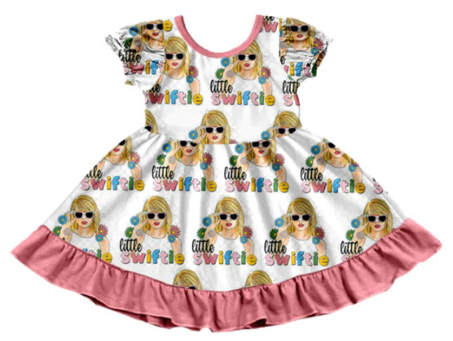5.12 Country music singer lace short-sleeved dress