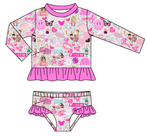 5.15 Two-piece bathing suit for girls country music singers