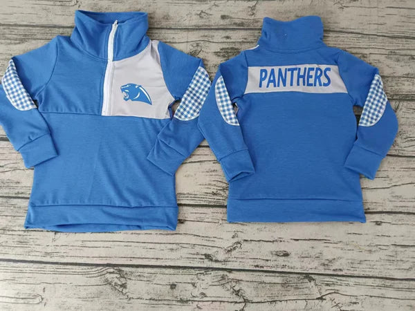 4.30 Preorder moq 3 Baby Boys Team Pan Blue Pullover Shirt Tee Shirts