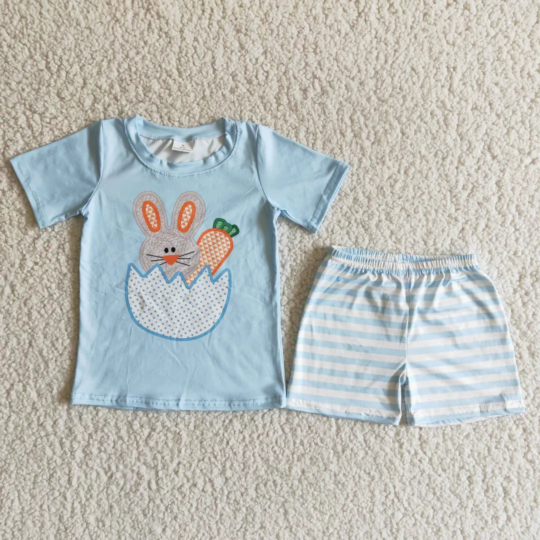 3.21 B11-25 BABY BOY CLOTHES EASTER BLUE OUTFITS--PROMOTION 2025.3.8 $2.99