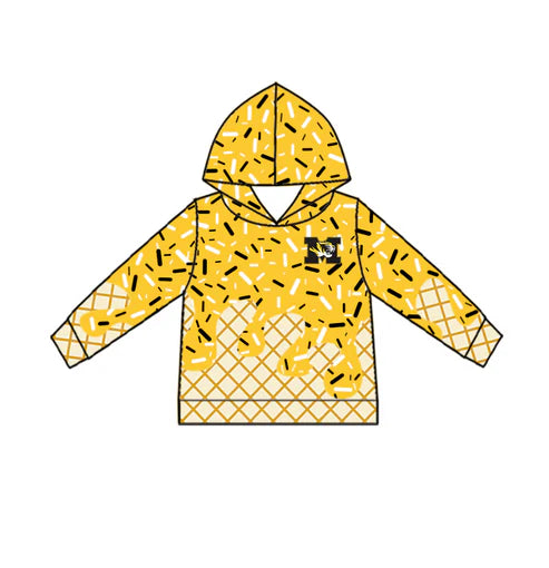 8.30 Custom Moq 5 Baby Boys Long Sleeves Tigers Team Hoodies Top