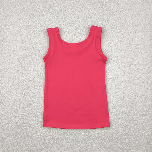 5.10  GT0991 Baby Girls Pink Sleeveless Yoga Active Tee Shirts Vest