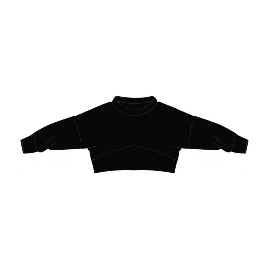 12.11 MOQ:5pcs GT1559 pre-order baby girl clothes black print girl winter top