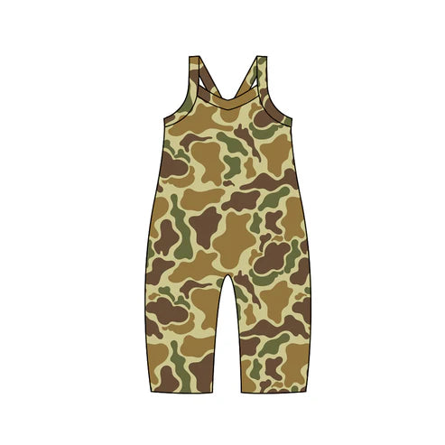 5.29 SR1984 Baby Girls Green Camo Straps Jumpsuits Preorder