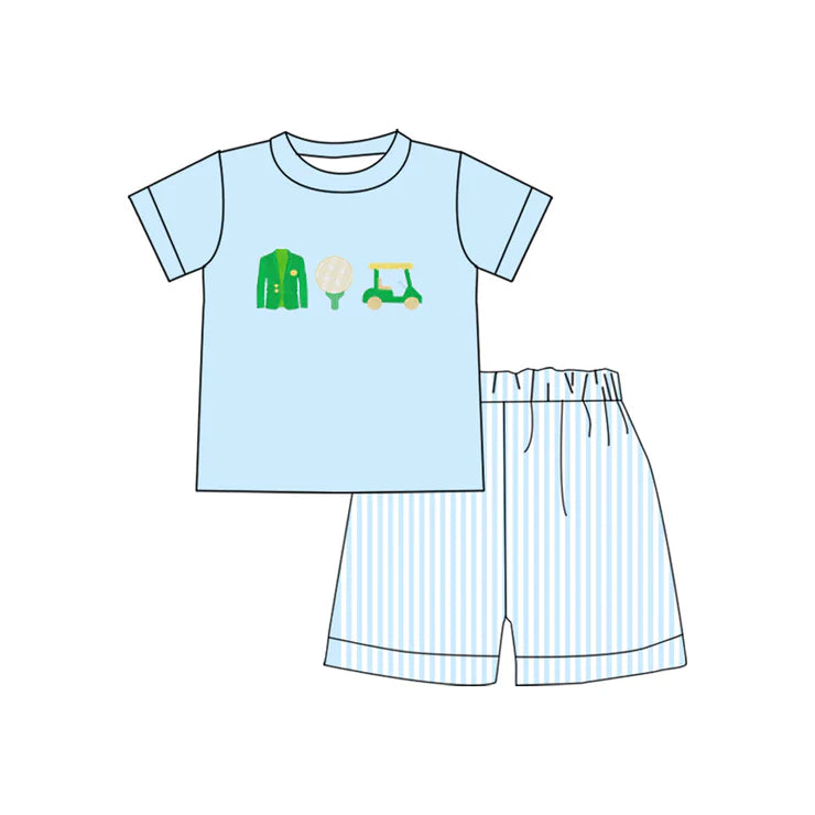 11.20 MOQ:5pcs BSPO0641 pre-order toddler boy clothes golf boy spring outfit(副本)