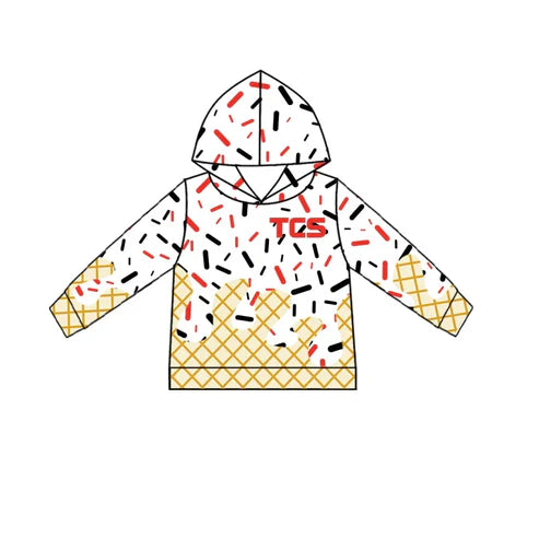 11.5 Custom Moq 8 Baby Boys Long Sleeves TCS Team Hoodies Top
