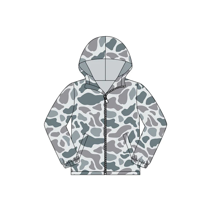 11.8 MOQ:5pcs BT1525 pre-order toddler boy clothes camo boy winter top shirt