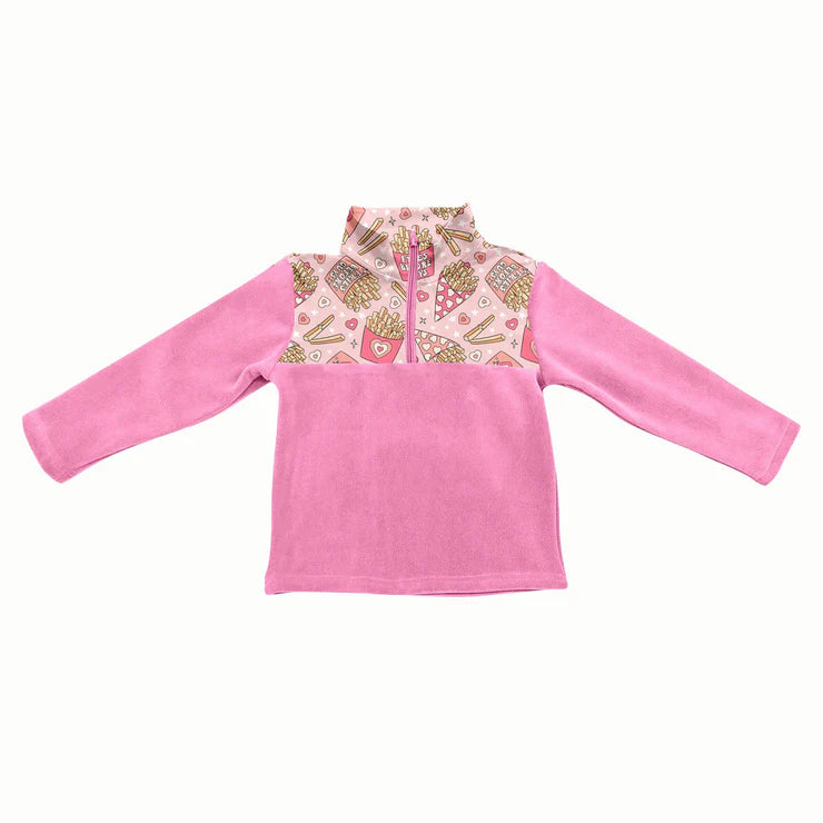 12.2 MOQ:5pcs GT1504 pre-order baby girl clothes fries girl Valentine's Day top