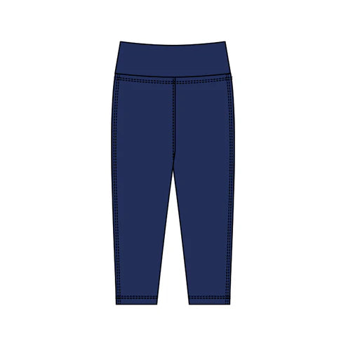 10.24 P0924 Baby Girls Navy Yoga Leggings Pants Bottom Preorder
