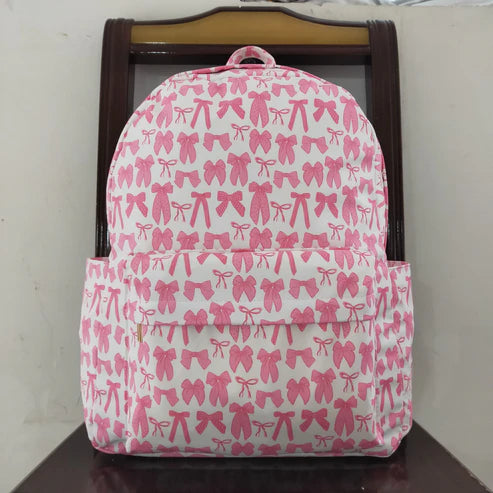 4.28 BA0285 Baby Girls Pink Bows Backpacks Bag