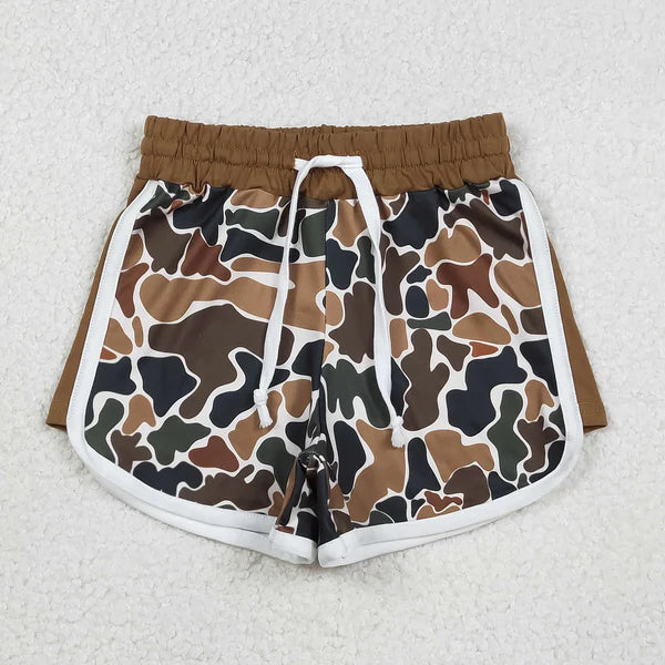 12.13 SS0742 Baby Kids Southern Dark Brown Camo Shorts Bottom
