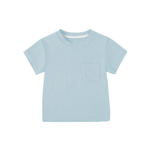 4.16 BT1220 Baby Boys Light Blue Short Sleeves Tee Shirts Top Preorder