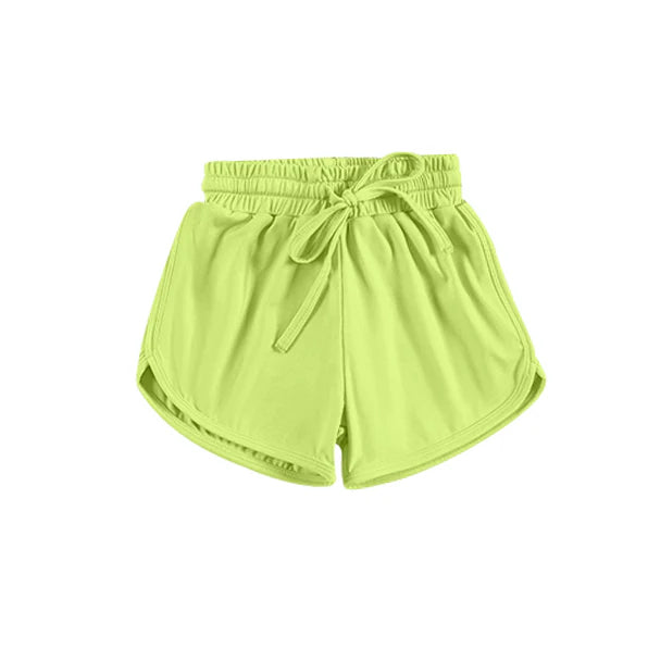 3.27 SS0506 Baby Girls Aqua Belt Yoga Shorts Bottoms Preorder