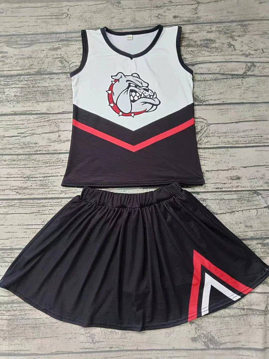 12.18 Custom order MOQ:3pcs each design state cheerleading uniforms girl summer skirt set 46