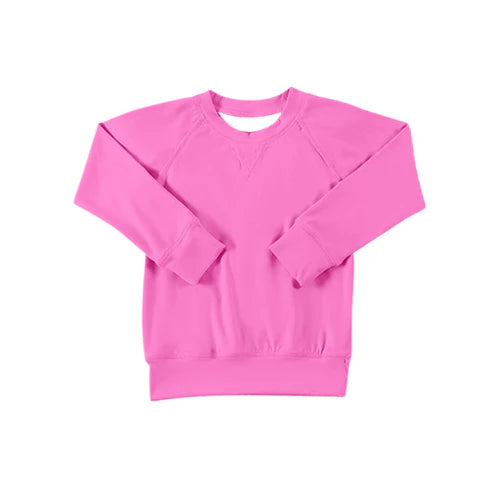 3.28 GT0968 Baby Girls Hot Pink Long Sleeves Yoga Shirts Top Preorder