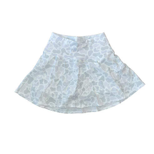 7.29 GLK0133 Adult Women Western Light Gray Camo Yoga Skorts Preorder