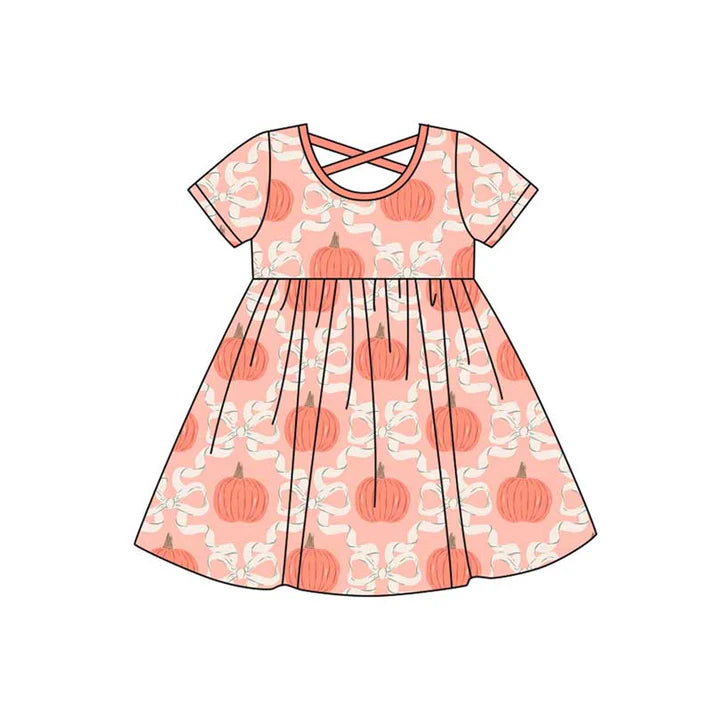 6.18 GSD2544 Baby Girls Singer Tapes Knee Length Dresses Preorde