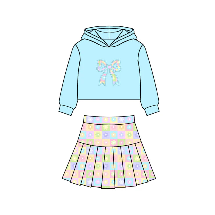11.29 MOQ:5pcs GLD1552 pre-order baby girl clothes bows toddler girl yoga skirt outfit