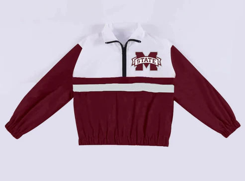10.8 Custom Moq 5 Baby Boys Mississippi Team Pullover Jackets Tops