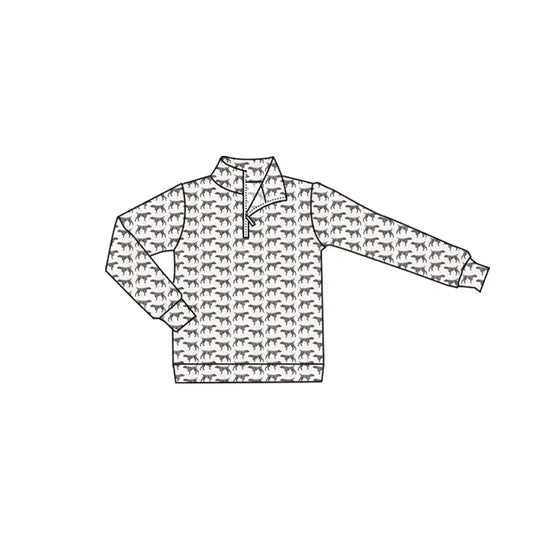 12.23 MOQ:5pcs BT1637 pre-order toddler boy clothes found boy winter top shirt