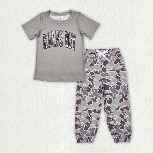 5.3 Sibling Baby Mama's Boy Top Pocket Jogger Pants Outfits Sets