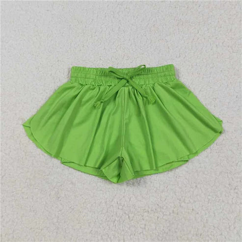 6.26 Sibling (6-10) Baby Girls 10 Colors Skort Yoga Shorts Bottoms