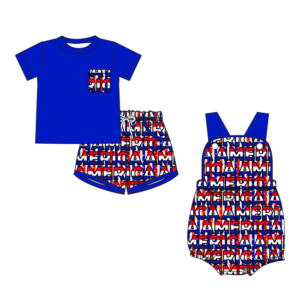 26.1.5 Custom MOQ:3 or 5 pcs each design milk silk Sibling baby boy clothes short sleeve shorts sets and romper