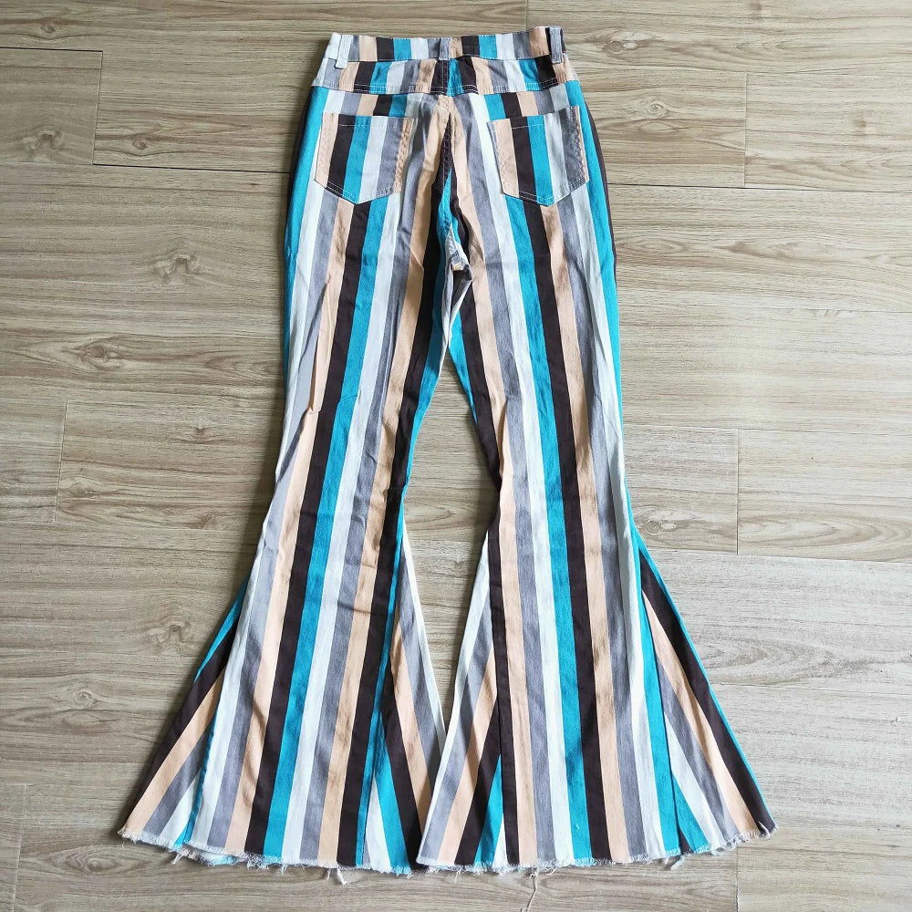 P0009 Adult Striped Jeans