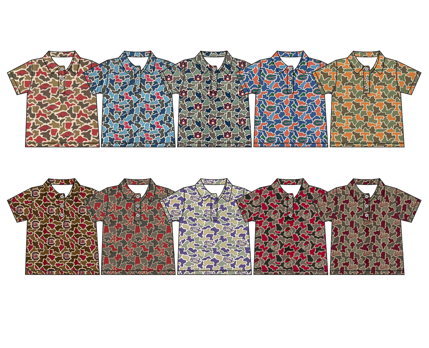 26.1.8 Custom MOQ:3 or 5 pcs each design milk silk Sibling baby boy clothes team camouflage short sleeve tops 10