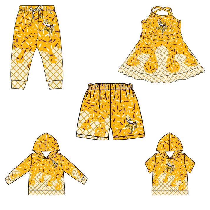 7.8 Custom Moq 3 Baby Boys YIKINGS Team Jogger Pants Bottoms