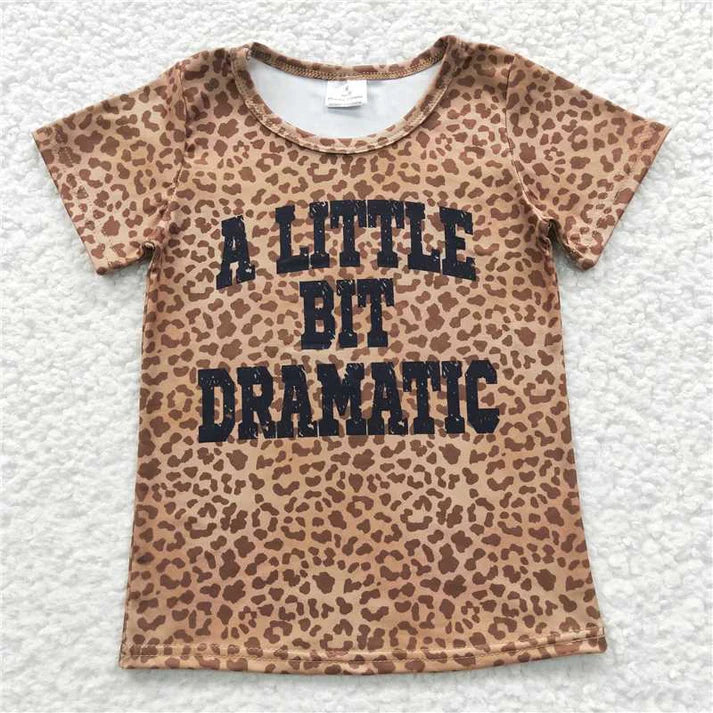 9.3 BT0219 Baby Girls A Little Bit Dramatic Short Sleeve Shirts Tops