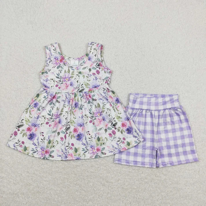 3.14 Sibling Baby Girls Summer Tunic Top Shorts Clothes Sets