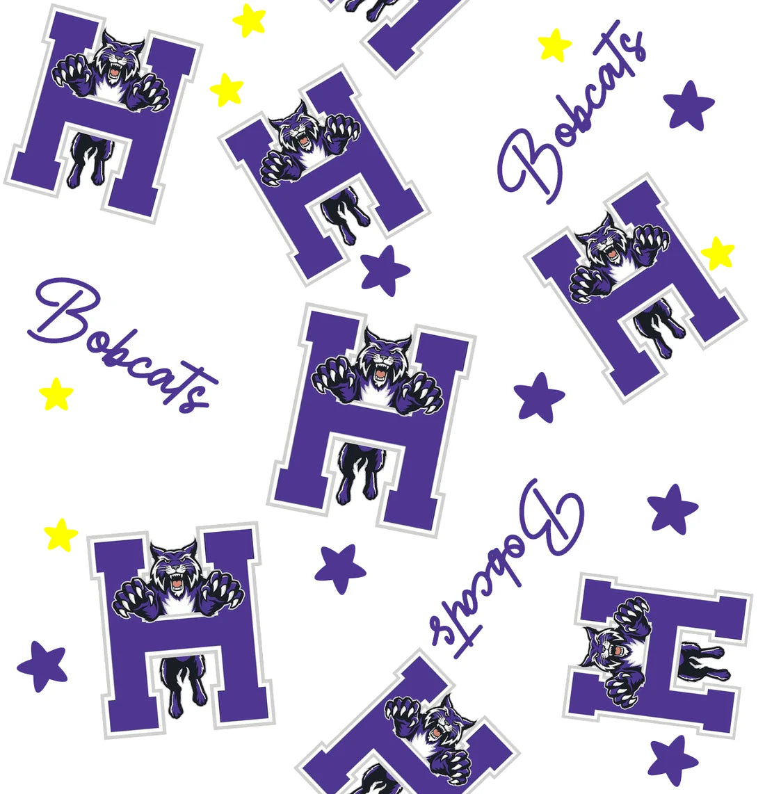 10.11 Custom Moq 8 Baby Boys Purple Bobcats Team Zipper Hoodies Tops