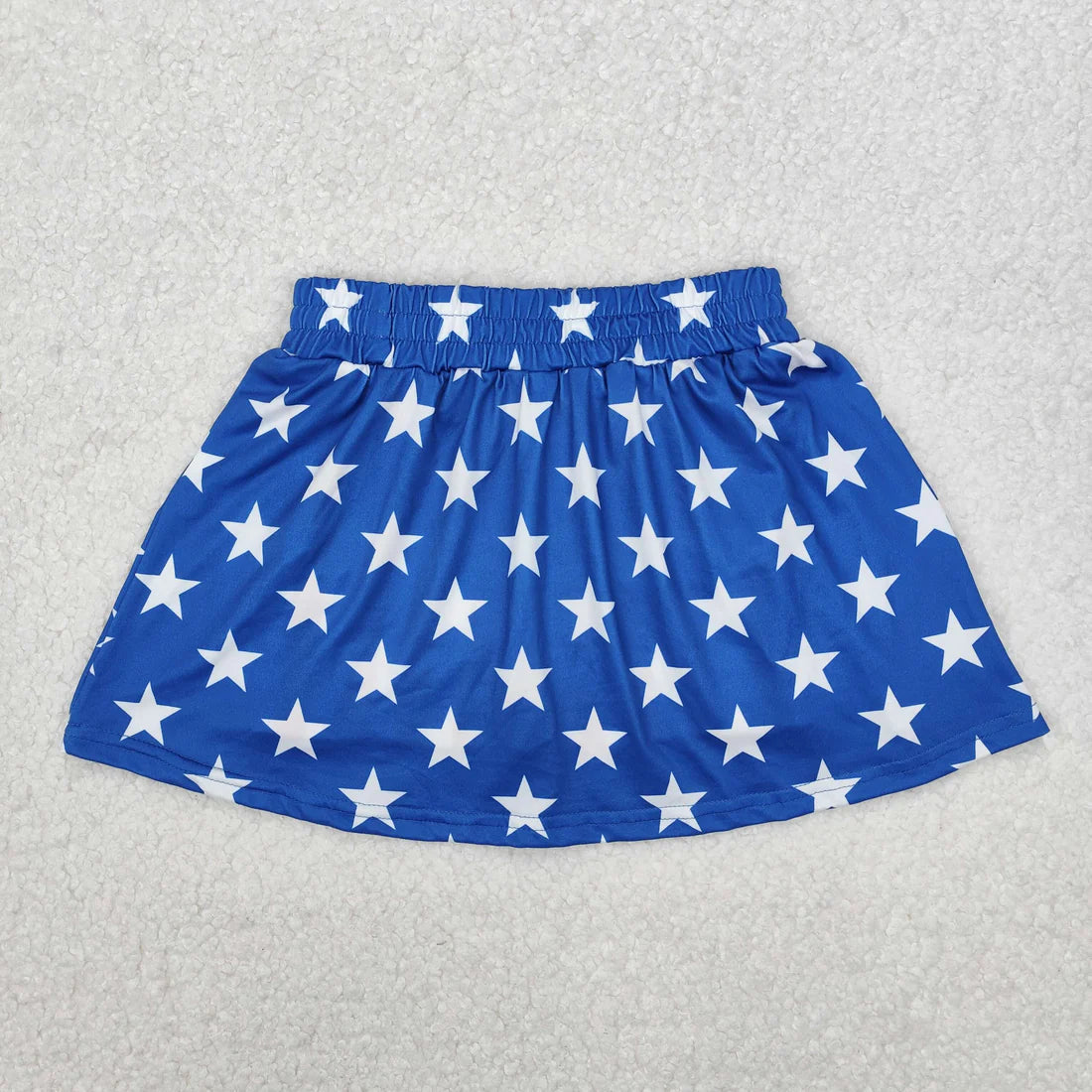 3.19 GLK0051 Baby Girls 4th Of July Stars Stripes Summer Skort Skirt