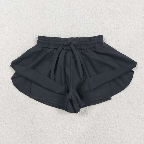5.21 SS0551 Baby Girls Black Skort Shorts Bottoms