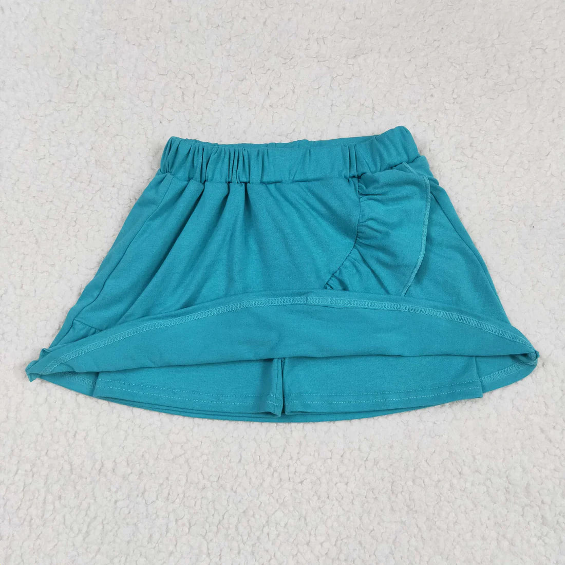 5.15 GLK0060 Baby Girls Turquoise Ruffles Skort Skirts
