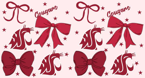 7.3 Custom Moq 3 Baby Girls Sleeveless WSU Bows Plaid Shorts Team Knee Length Dresses