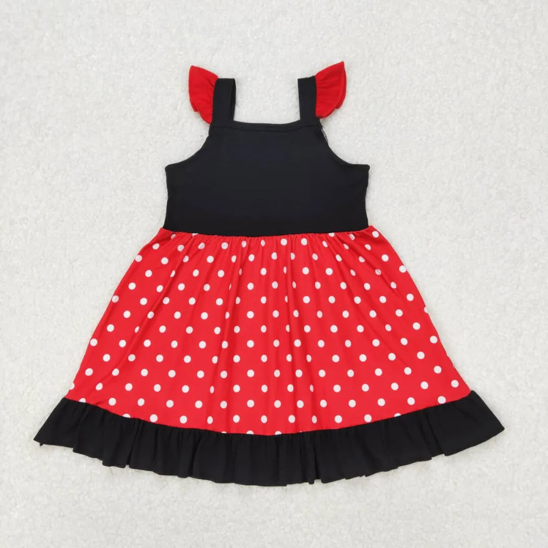 3.21 GSD1878 RTS GIRL CLOTHES CARTOON BABY GIRL SUMMER DRESS