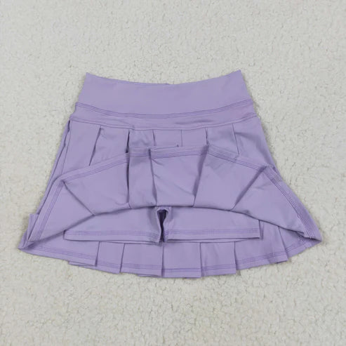 6.9 GLK0085 Baby Girls Lavender Yoga Active Wear Skirt