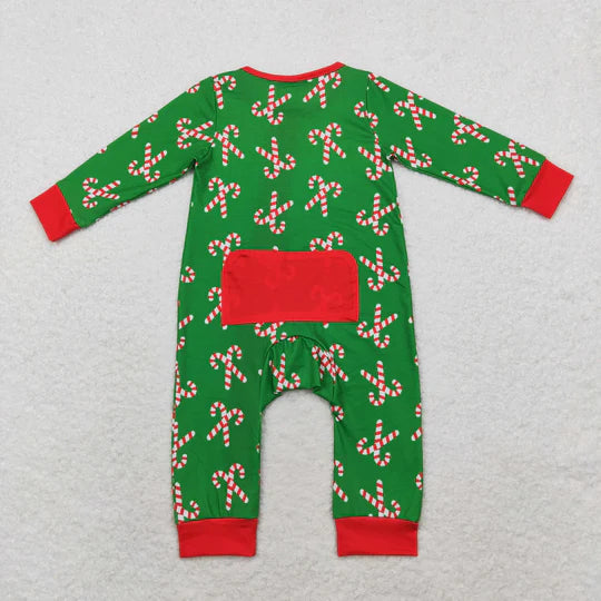 3.13 LR1237 RTS baby boy clothes crutch boy christmas winter romper-Bamboo