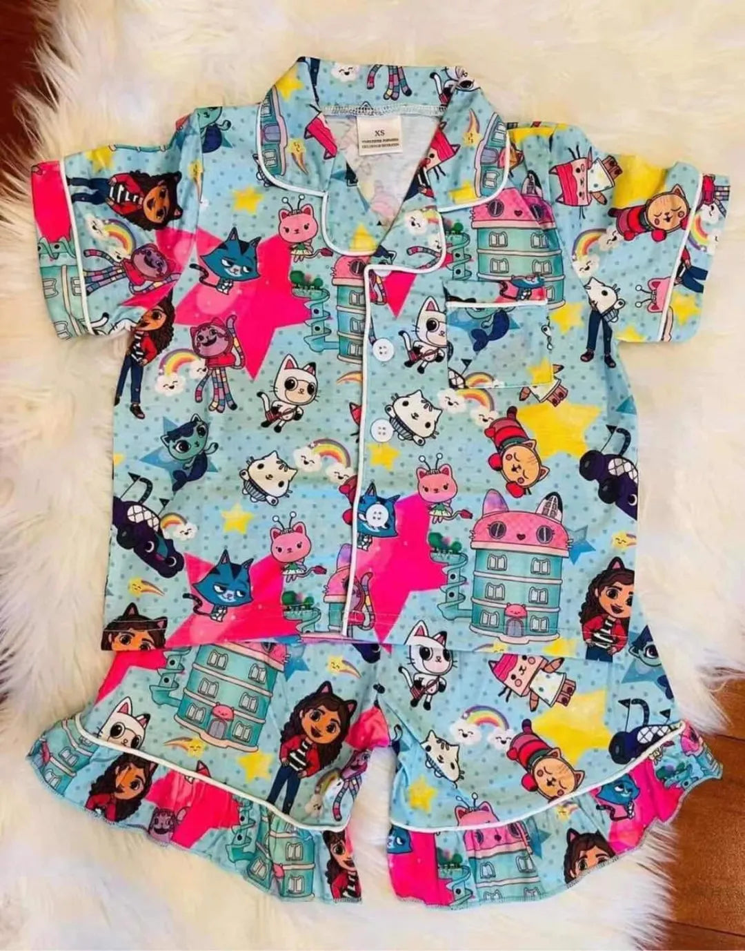 3.21 KIDS CLOTHING SUMMER CARTOON SHORT SLEEVE PAJAMAS-PROMOTION 2025.3.15 $5.5