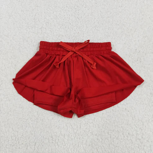 5.21 SS0544 Baby Girls Red Skort Shorts Bottoms