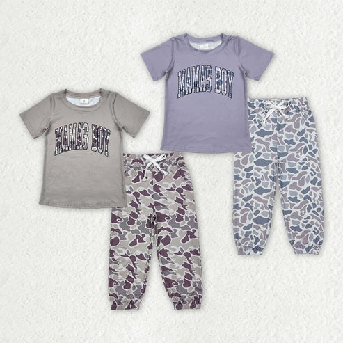 5.3 Sibling Baby Mama's Boy Top Pocket Jogger Pants Outfits Sets