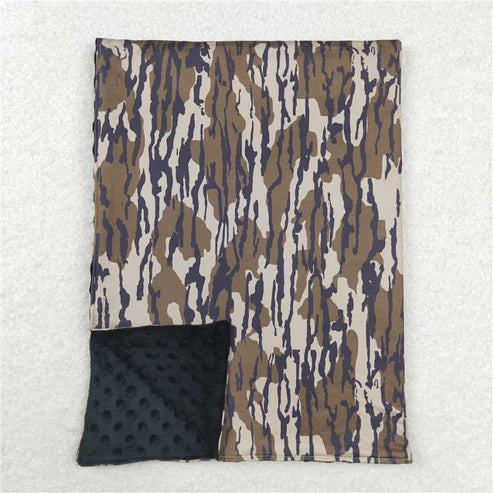 3.10 Baby Toddler Children Hunting Sibling Camo Minky Blankets